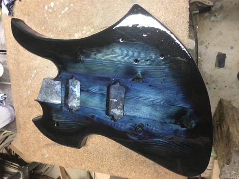 New Guitar Project, Rit Dye yes the same stuff used to m…